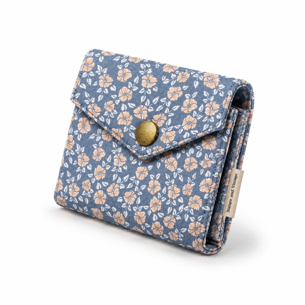 RUNG HANDMADE - 'Vintage Flower' Small Wallet