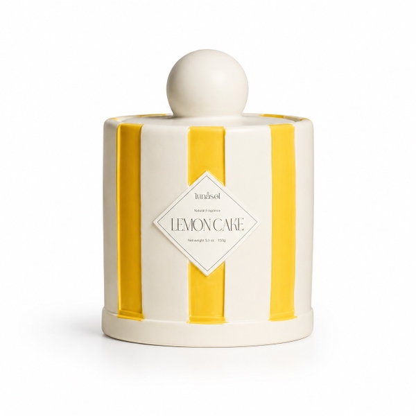 LUNASOL - 'Lemon Cake' Scented Candle