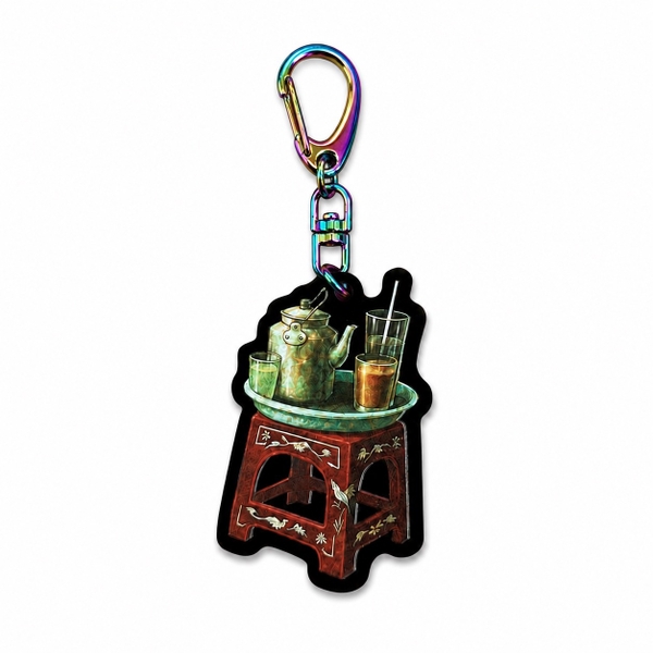 XLAND - "Plastic Chair" Mosaic Keychain