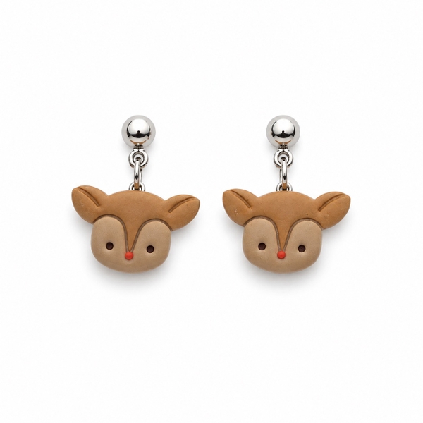 ELI & LOU - Clay Earrings in Reindeer