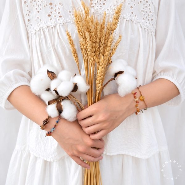 MERAKI TOWN - Niwa Bracelet in Citrine, Carnelian, Red Agate