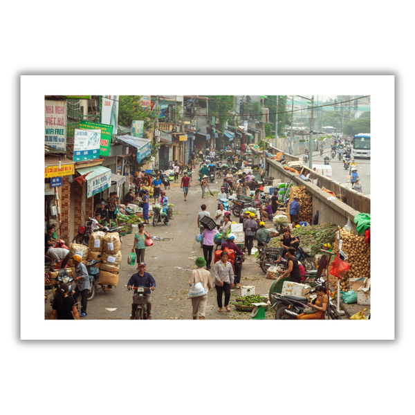 MARCUS LACEY - 'Morning Market' Print