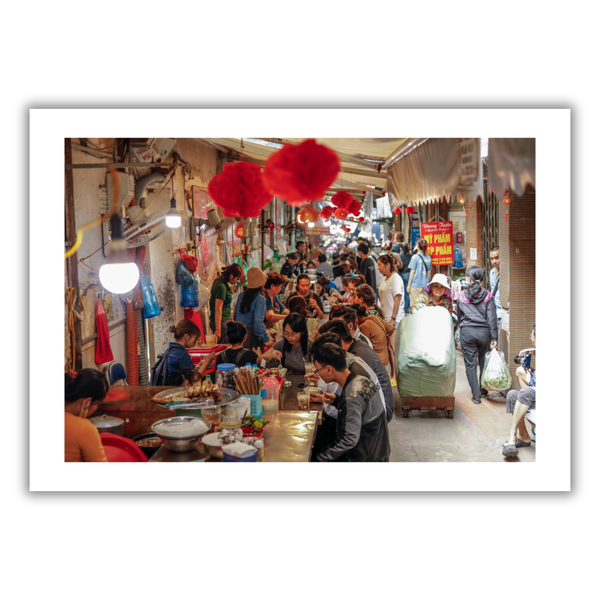 MARCUS LACEY - 'Dong Xuan Food Alley' Print