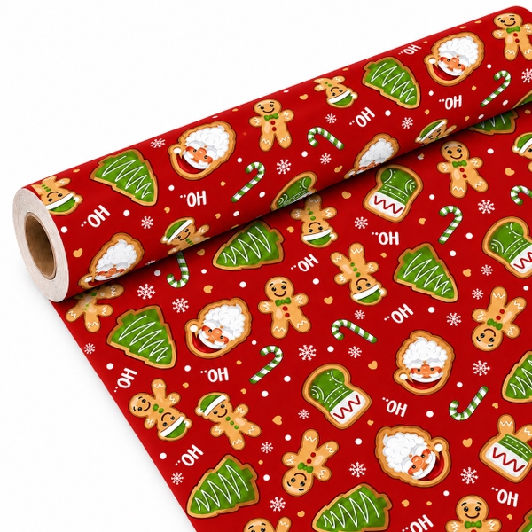 TIỆM CÁ TRỨNG - 'Cookie Wonderland' Christmas Wrapping Paper