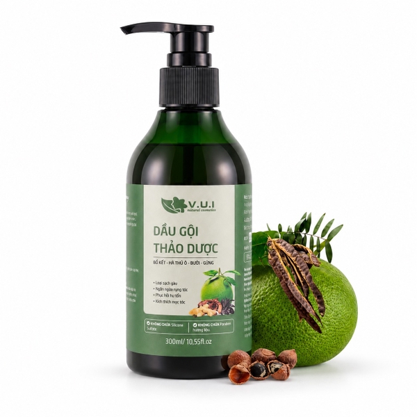 VUI Natural Cosmetic - Herbal Shampoo (300ml)