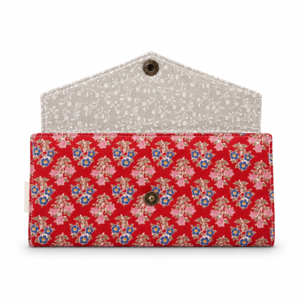 RỪNG HANDMADE - 'Bellflower' Long Fabric Wallet