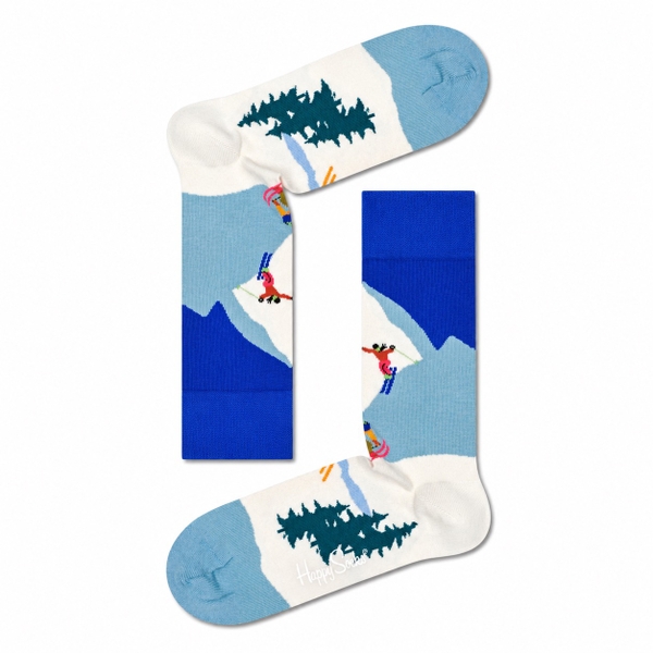 CHRISTMAS - 'Ski No.02' Holiday Crew Socks