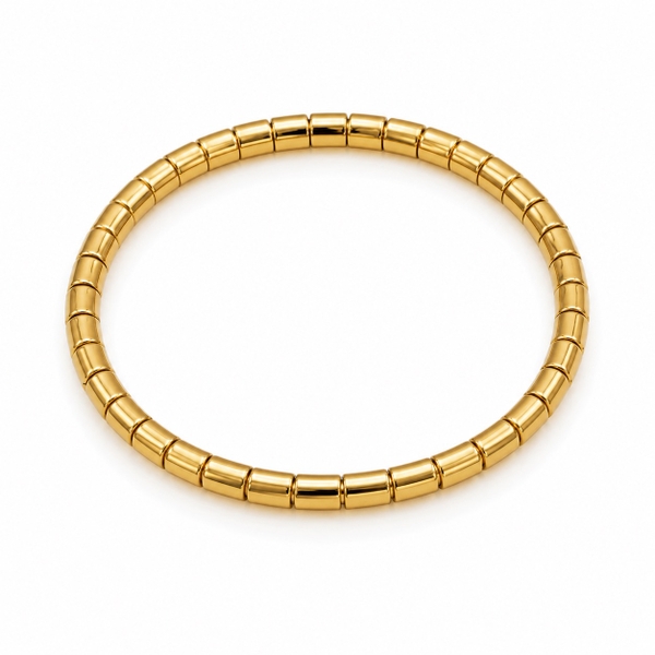 MIALIE - 18K Gold Plated Beaded Bracelet