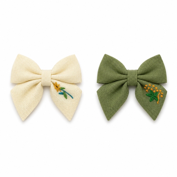 Large Fabric Hair Bow