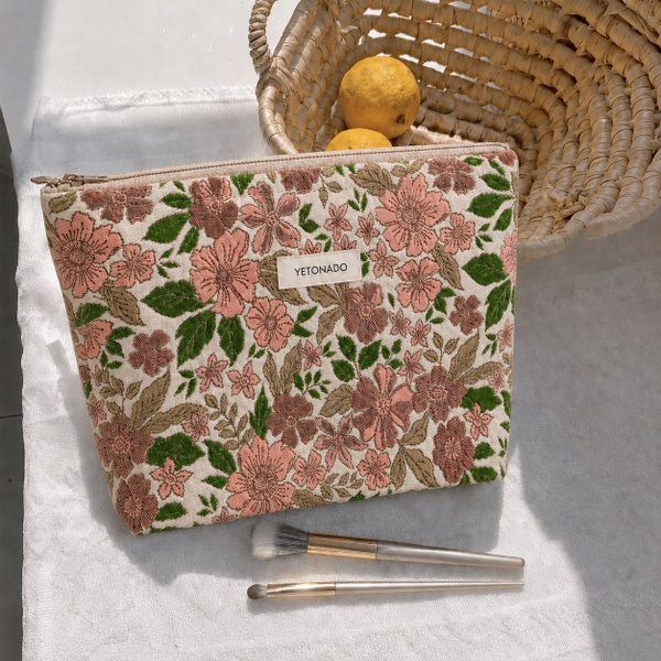 MAKE UP PURSE - Cosmos Flower