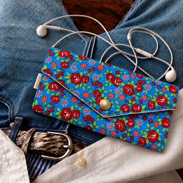 RỪNG HANDMADE - 'Rose Garden' Long Fabric Wallet