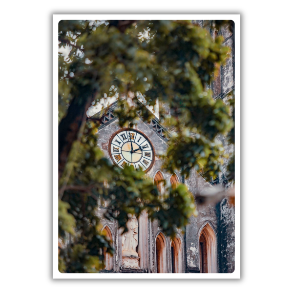 MARCUS LACEY - 'Hanoi Cathedral Clock' Postcard