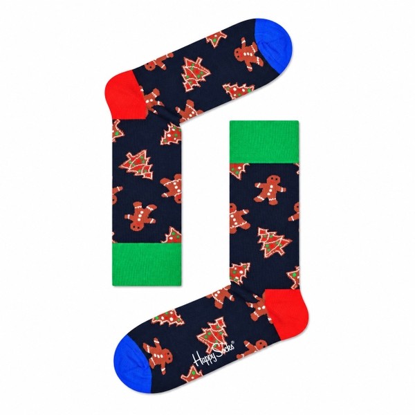 CHRISTMAS - 'Gingerbread Forest' Holiday Crew Socks