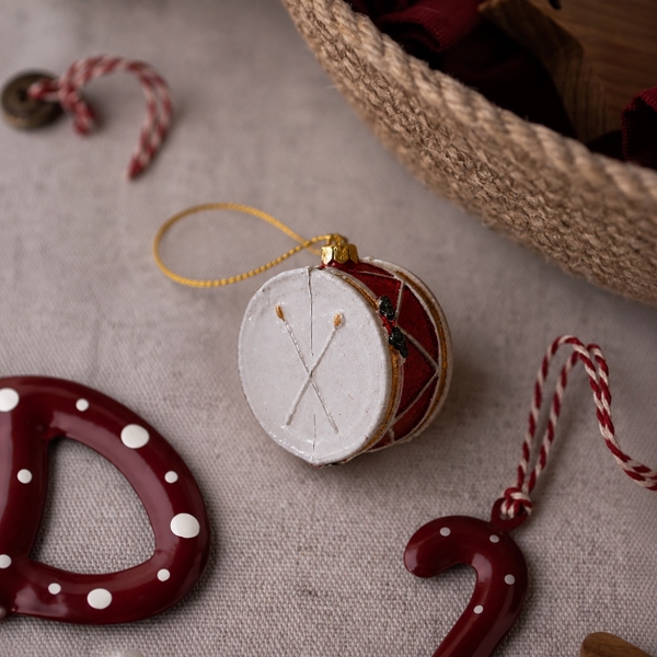 Poly CHRISTMAS Ornament - Drum