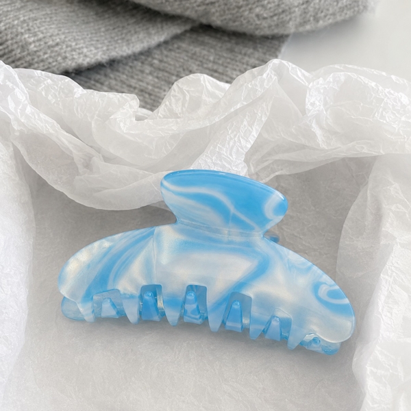 HAIR ACCESSORY - Heirloom Hair Claw in Shimmer Ocean Wave