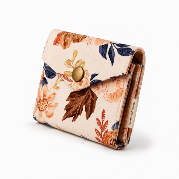 RUNG HANDMADE - 'Autumn Leaf' Small Wallet