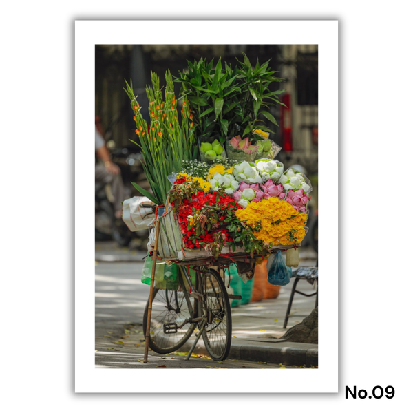 MARCUS LACEY - 'Flower Bike' Print