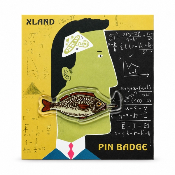 XLAND - ‘Smoking Fish’ Mini Pin