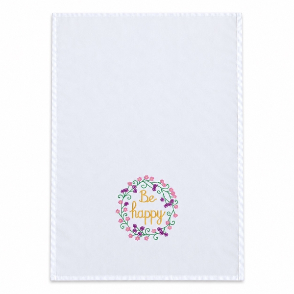 KITCHENWARE - 'Be Happy' Tea Towel