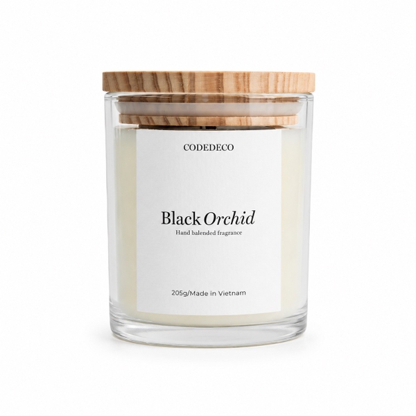CODEDECO - ‘Black Orchid’ Scented Candle