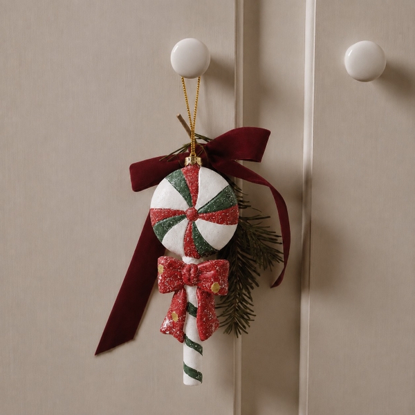 Poly CHRISTMAS Ornament - Lolipop