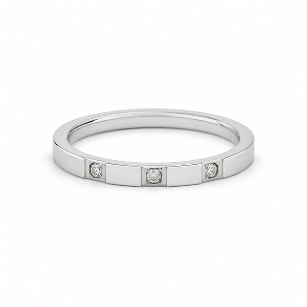 ROUGE - Silver Plated Classic Ring