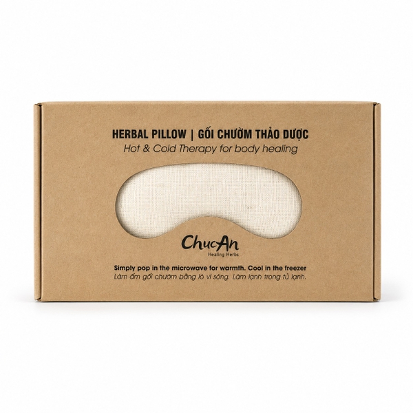 CHUC AN HEALING HERBS - Herbal Eye Pillow in Beige