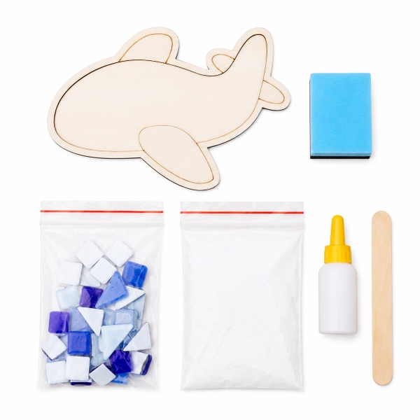 May Art & Craft - ‘Plane’ Mosaic DIY Kit