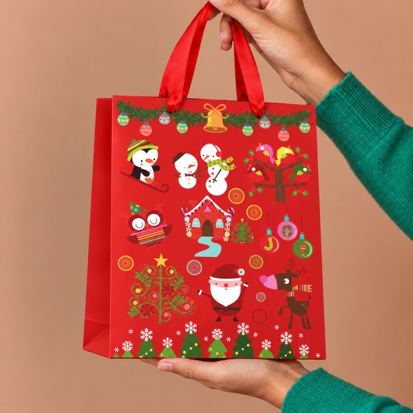 CHRISTMAS - 'Christmas Family' Paper Gift Bag