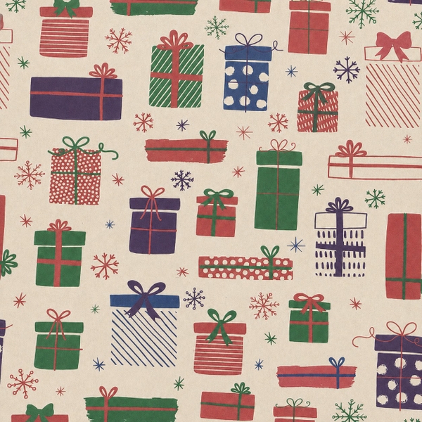 TIỆM CÁ TRỨNG - 'Gift Parade' Christmas Wrapping Paper
