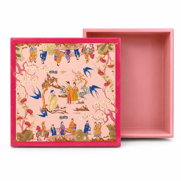 LA'ARTISAN - 'Truyện Kiều / Tale Of Kieu' Gold Plated Lacquer Box