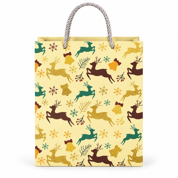 CHRISTMAS - 'Reindeer' Paper Gift Bag