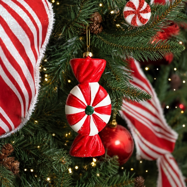 Poly CHRISTMAS Ornament - Candy