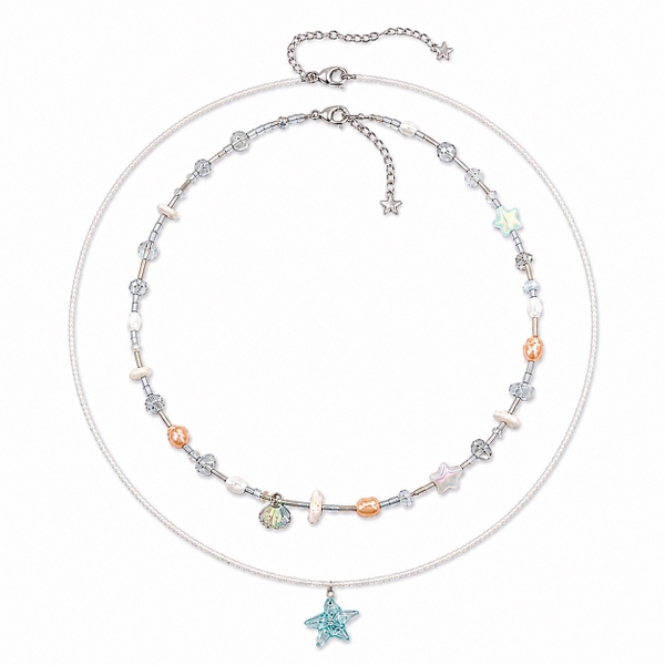 MERMAID - 'Celia' Natural Gemstone & Pearl Necklace Set