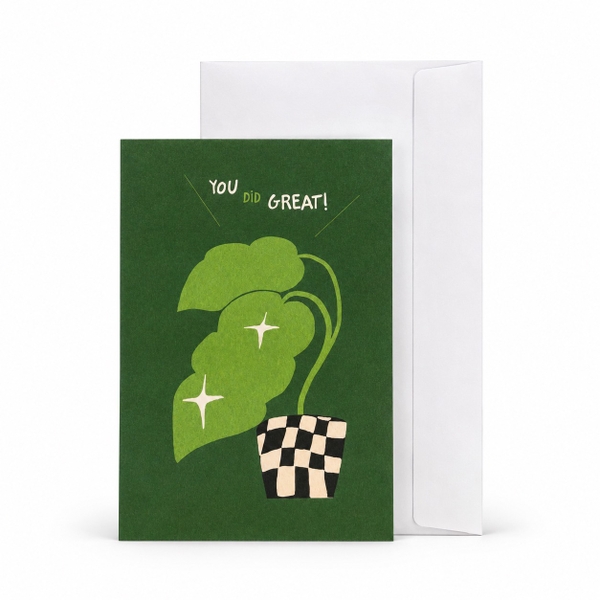 CRABIT - 'You Did Great' Greeting Card