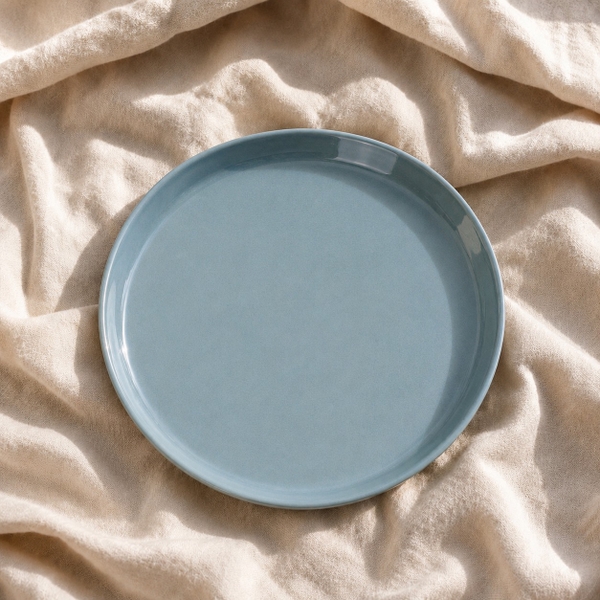 BÁT TRÀNG CERAMIC - Medium Basic Plate in Blue