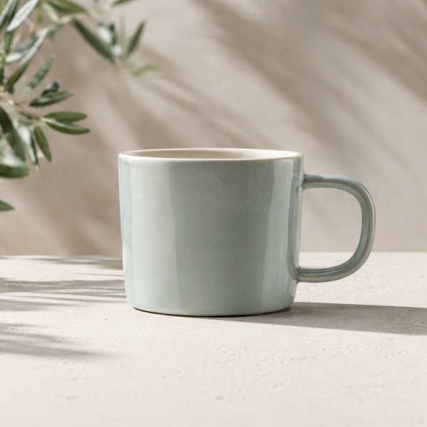 BÁT TRÀNG CERAMIC - Petite Mug in Pastel Blue