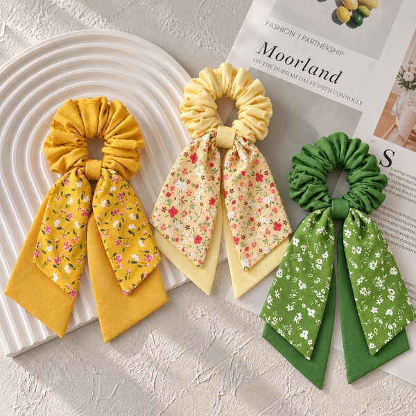 RỪNG HANDMADE - Long Bow Scrunchies in Butter