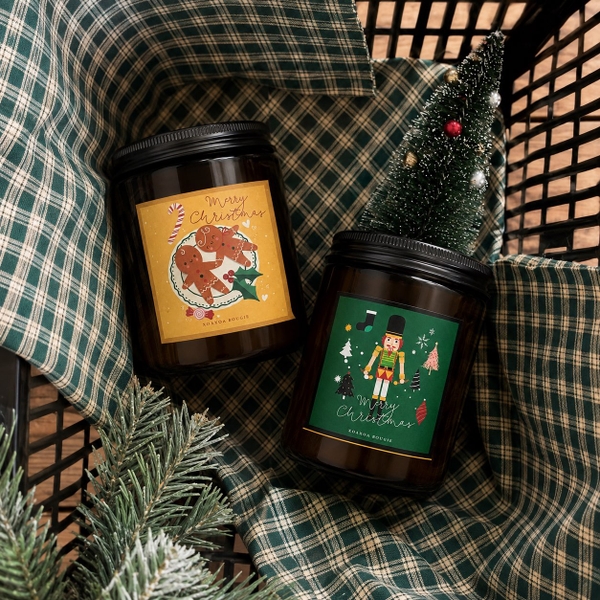 XOAXOA - 'Gingerbread Man' Christmas Scented Candle