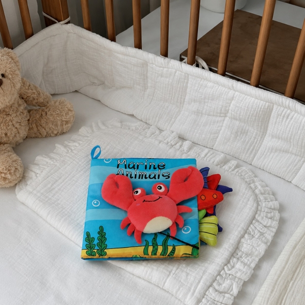 KID & BABY - 'Marine Animals' Montessori Cloth Book