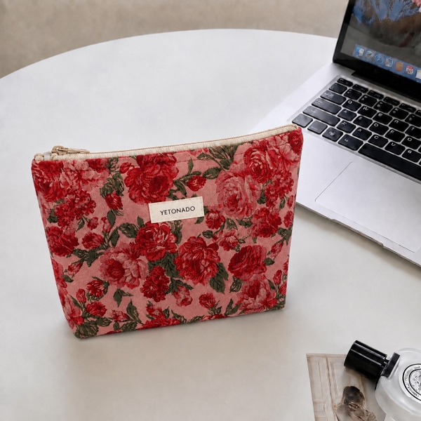 MAKE UP PURSE - Vintage Rose