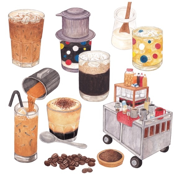 PHANHSHI STUDIO - 'Vietnamese Coffee' Print