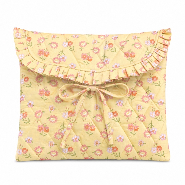 RỪNG HANDMADE - ‘Ditsy Floral in Butter Yellow’ Laptop/Ipad Sleeve