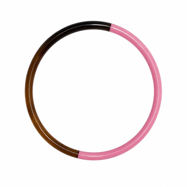 AZIET -  Buffalo Horn & Lacquer Bangle in Pink