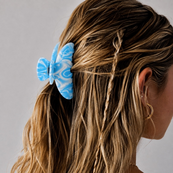 HAIR ACCESSORY - Heirloom Hair Claw in Shimmer Ocean Wave