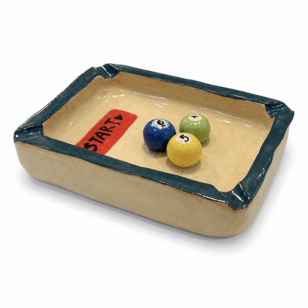 LINDO CRAFTS - ‘Start’ Ceramic Ashtray