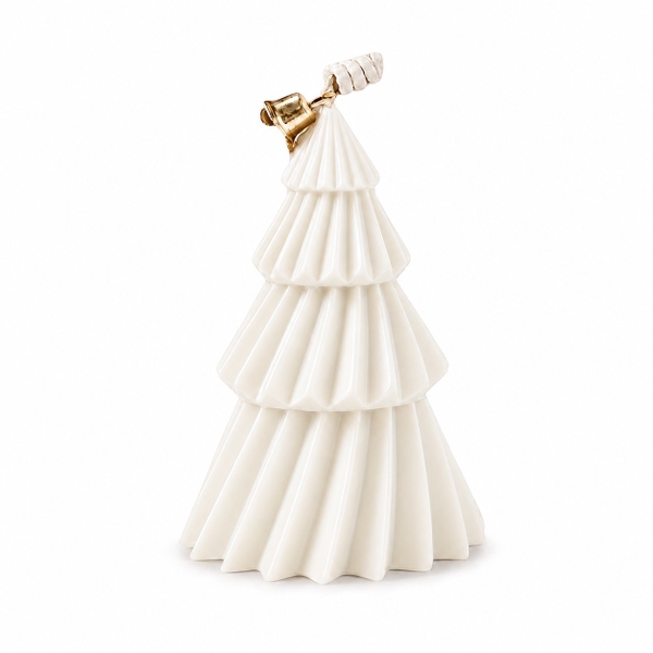 CHRISTMAS Candle - CHRISTMAS Tree in White