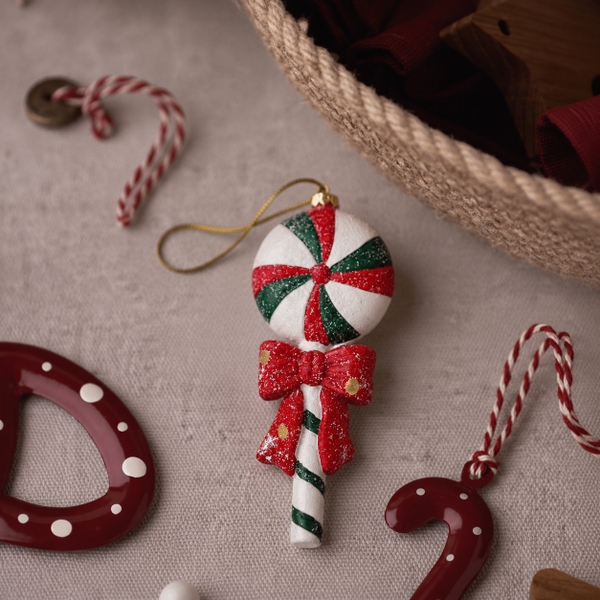Poly CHRISTMAS Ornament - Lolipop