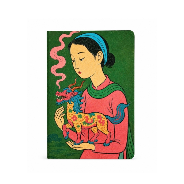 XLAND - ‘Woman & Her Dragon Ver.01’ Glitter Notebook