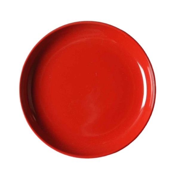 BAT TRANG - Ceramic Classic Plate In Red